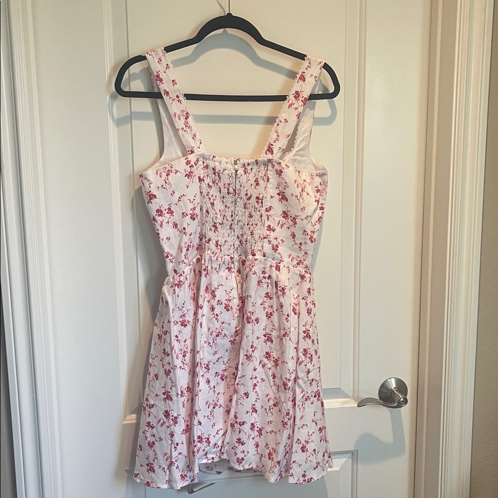 Reformation Pink Floral Mini Dress - Picture 4 of 7
